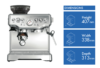 Breville The Barista Express Coffee Machine Brushed Stainless Steel - Image 2