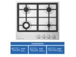 Fisher & Paykel 60cm Series 7 4 Burner Gas Cooktop, Natural Gas - Image 2