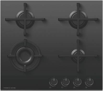 Fisher & Paykel 60cm Series 9 4 Burner Gas Cooktop, LPG