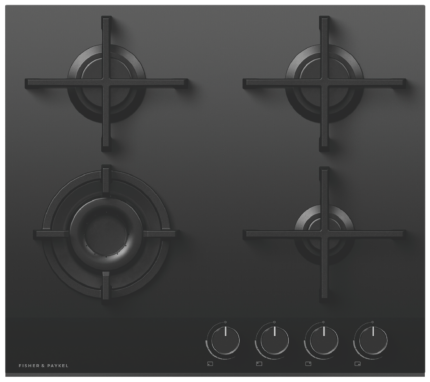 Fisher & Paykel 60cm Series 9 4 Burner Gas Cooktop, Natural Gas