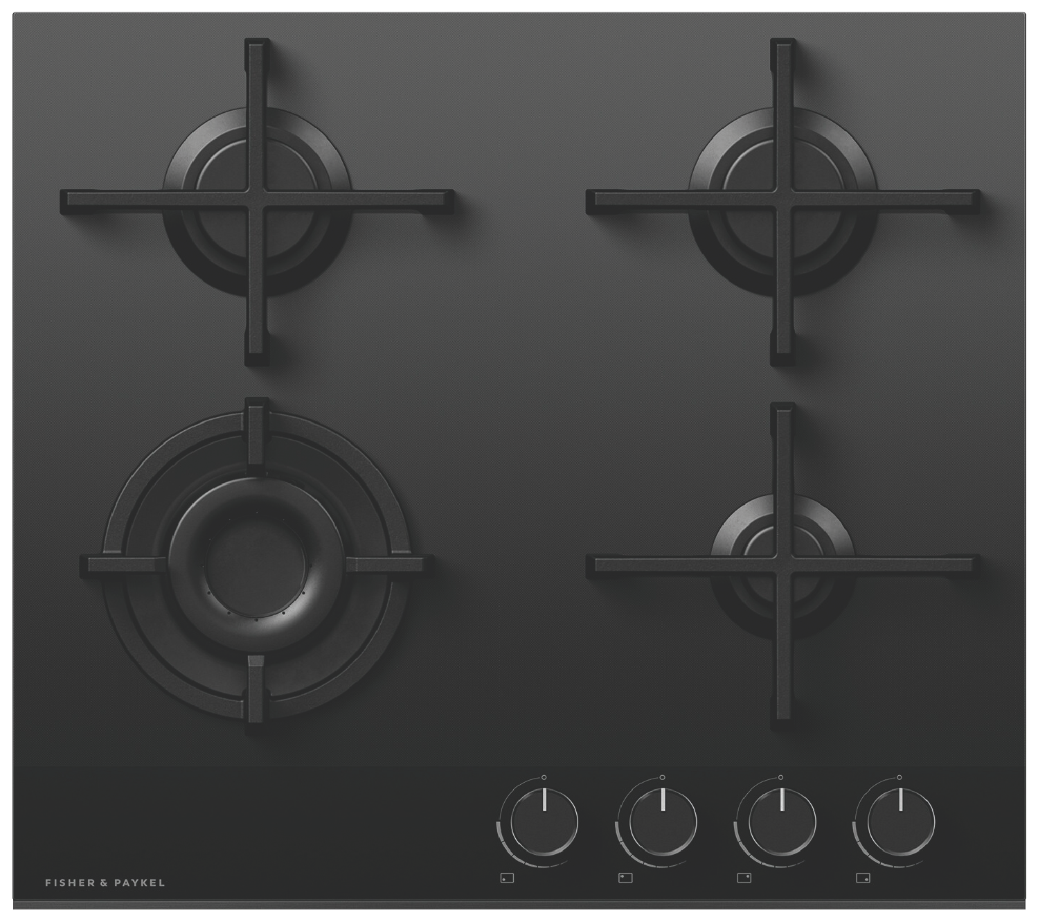 50072671_738733.png Fisher & Paykel 60cm Series 9 4 Burner Gas Cooktop, Natural Gas - Image 1