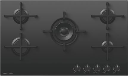 Fisher & Paykel 90cm Series 9 5 Burner Gas Cooktop, LPG