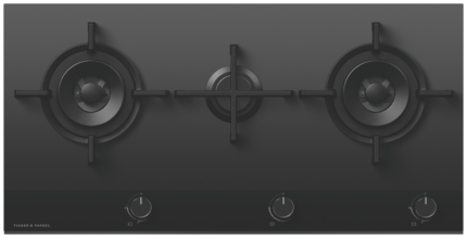 Fisher & Paykel 90cm Series 9 3 Burner Gas Cooktop, Natural Gas