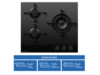 Fisher & Paykel 60cm Series 9 3 Burner Gas Cooktop, Natural Gas - Image 2