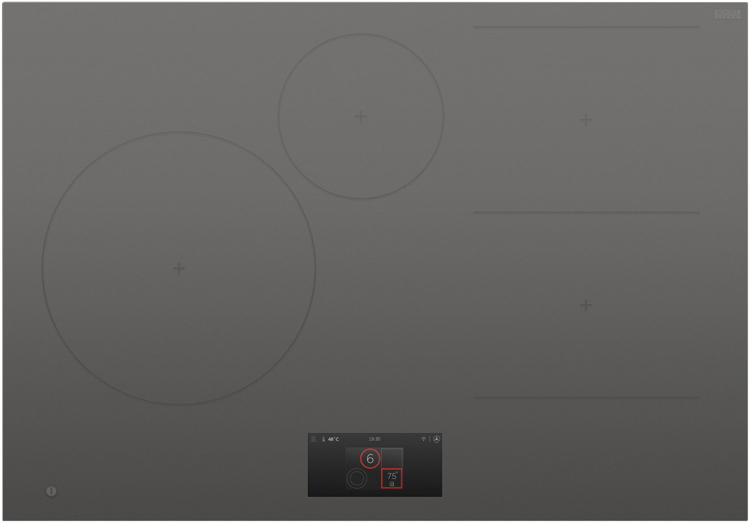 50086206_912138.png Fisher & Paykel 76cm Series 9 4 Zone Induction Cooktop, with SmartZone - Image 1