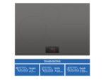 Fisher & Paykel 76cm Series 9 4 Zone Induction Cooktop, with SmartZone - Image 2
