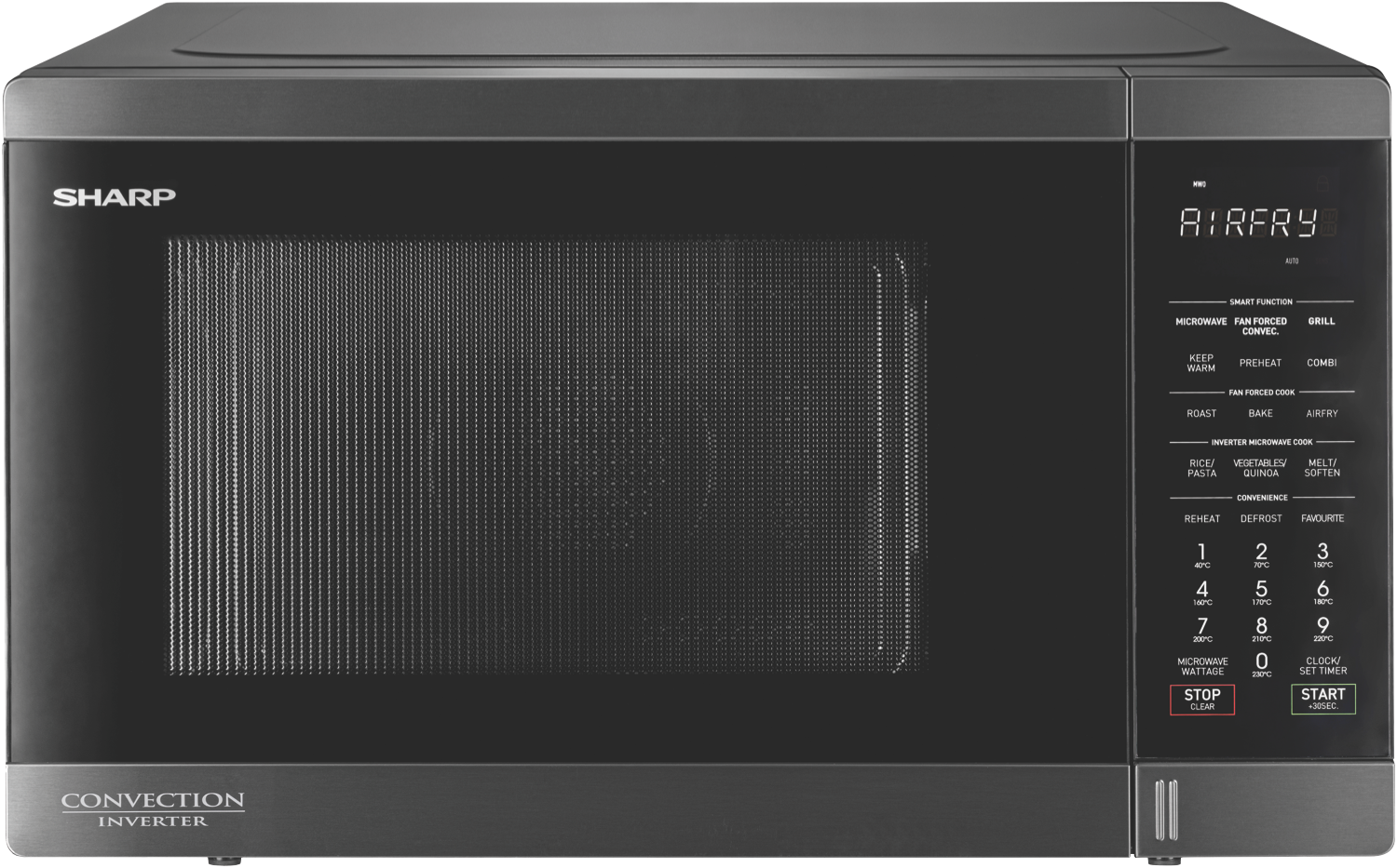 50088154_882674.png Sharp 32L 1100W Airfry Convection Microwave Black Stainless Steel - Image 1