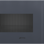 Smeg Linea Built-In 25L Microwve with Grill - Neptune Grey