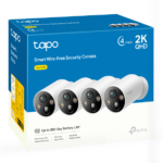 TP-LINK 2K 4MP Smart Wire-Free Security Camera System (4-pack) - Image 5