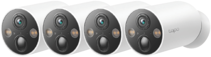 TP-LINK 2K 4MP Smart Wire-Free Security Camera System (4-pack)