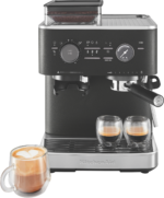 KitchenAid Semi Automatic Espresso Machine With Burr Grinder Cast Iron Black - Image 5