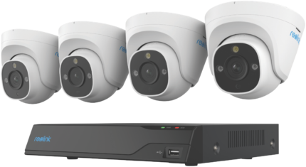 Reolink 8-Channel NVR x 4 12MP Security Cameras