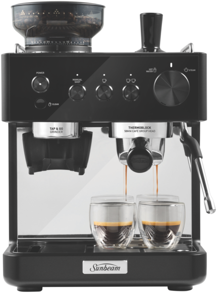 Sunbeam Origins Classic Espresso Coffee Machine Black