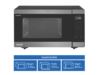 Sharp 36L 1000W Pro Airyfry Convection Microwave Black Stainless - Image 2