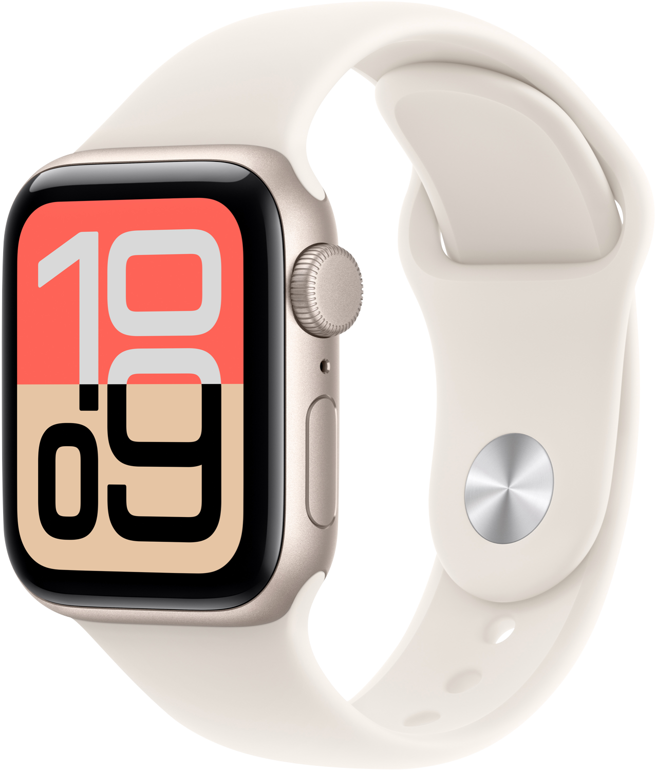 50096536_1015428.png Apple Watch SE 3GPS 40mmStarlight Aluminium Case - Starlight Sport Band S/M - Image 1
