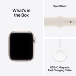 Apple Watch SE 3GPS 40mmStarlight Aluminium Case - Starlight Sport Band S/M - Image 9