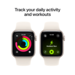 Apple Watch SE 3GPS 40mmStarlight Aluminium Case - Starlight Sport Band S/M - Image 6