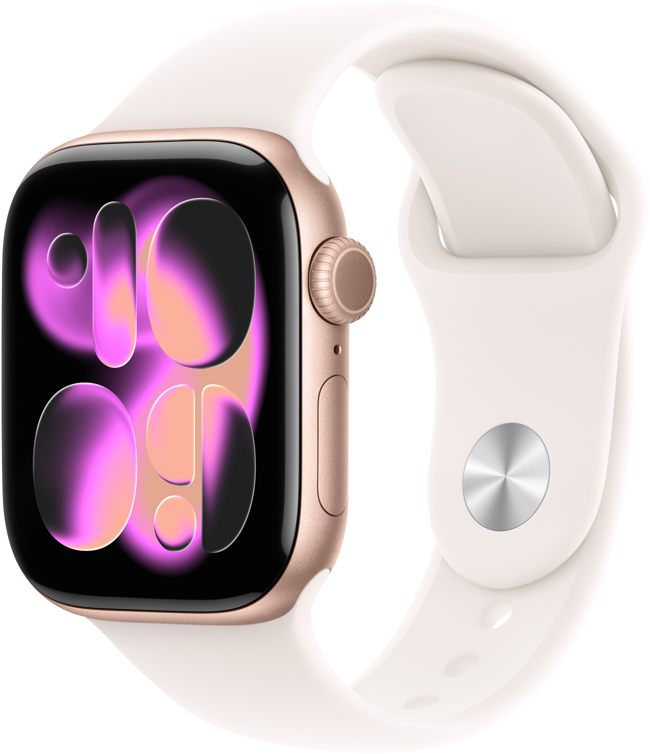 50096541_1015442.png Apple Watch Series 11GPS42mmRose Gold Aluminium Case - Light Blush Sport Band S/M - Image 1