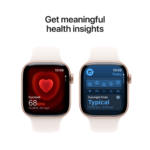 Apple Watch Series 11GPS42mmRose Gold Aluminium Case - Light Blush Sport Band S/M - Image 4