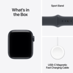 Apple Watch SE 3GPS 40mmMidnight Aluminium Case - Midnight Sport Band M/L - Image 9
