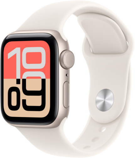 Apple Watch SE 3GPS 40mmStarlight Aluminium Case - Starlight Sport Band M/L