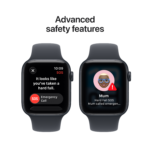 Apple Watch SE 3GPS44mmMidnight Aluminium Case - Midnight Sport Band S/M - Image 4