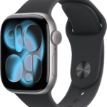 Apple Watch Series 11GPS42mmSpace Grey Aluminium Case - Black Sport Band S/M