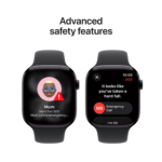 Apple Watch Series 11GPS Cellular 46mmJet Black Aluminium Black Sport Band - M/L - Image 5