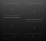 Fisher & Paykel Series 5 60cm 4 Zone Induction Cooktop, Low Current, Black Glass