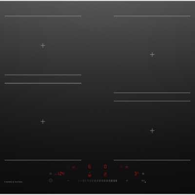 Fisher & Paykel Series 5 60cm 4 Zone Induction Cooktop, Low Current, Black Glass