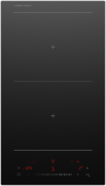 Fisher & Paykel Series 5 30cm 2 Zones Induction Cooktop, Smart Zone, Black Glass