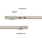 Apple MacBook Air 15" M5 chip 10-core CPU, 10-core GPU 16GB 512GB - Starlight - Image 6