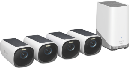 eufy Security Eufycam 3  (4 Pack) & Homebase 3