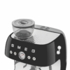 Smeg 50's Style Espresso Machine With Built In Grinder Black - Image 4