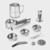 Smeg 50's Style Espresso Machine With Built In Grinder Black - Image 5
