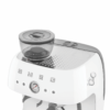 Smeg 50's Style Espresso Machine With Built in Grinder White - Image 3