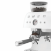 Smeg 50's Style Espresso Machine With Built in Grinder White - Image 4