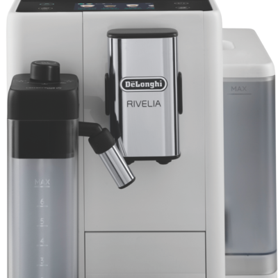 DeLonghi Rivelia Fully Automatic Coffee Machine White