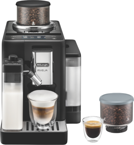 DeLonghi Rivelia Fully Automatic Coffee Machine Black