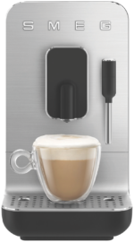 Smeg Bean To Cup Coffee Machine With Steam Wand Matte Black