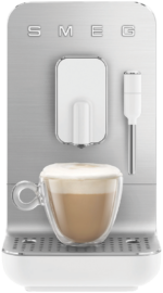 Smeg Bean To Cup Coffee Machine With Steam Wand Matte White