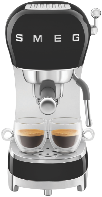 Smeg 50's Style Espresso Coffee Machine Black