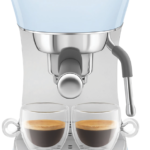 Smeg 50's Style Espresso Coffee Machine Pastel Blue