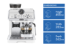 DeLonghi La Specialista Art Evo Manual Coffee Machine White - Image 2