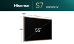 Hisense 55" Canvas S7NAU 4K QLED Smart TV 2024 - Image 3