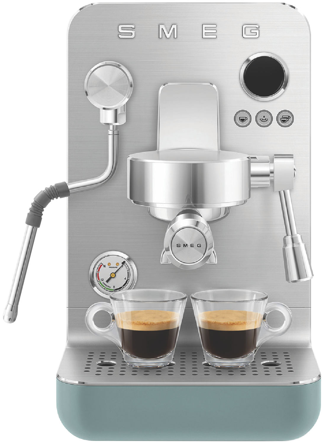 Smeg Minipro Expresso Coffee Machine Matte Emerald Green