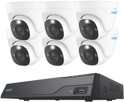 Reolink 12MP PoE NVR Security System with 6 Cameras and 2 TB