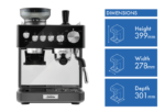 Sunbeam Origins Sense Espresso Coffee Machine Graphite - Image 2