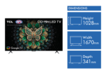 TCL 75" C6K QD Mini LED Google TV 2025 - Image 2