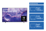 Samsung 75" U8500F Crystal UHD 4K Smart TV 2025 - Image 2